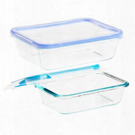 Total Solution␞ Pyrex Glass Food Storage 4-pc Set