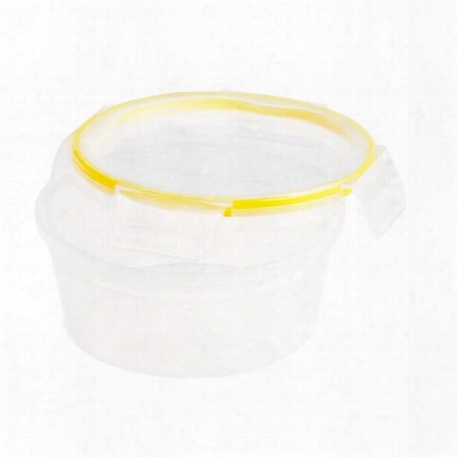 Total Solution␞ Round 3.86 Cup Plastic Food Storage W/ Lid 3.86 Cup