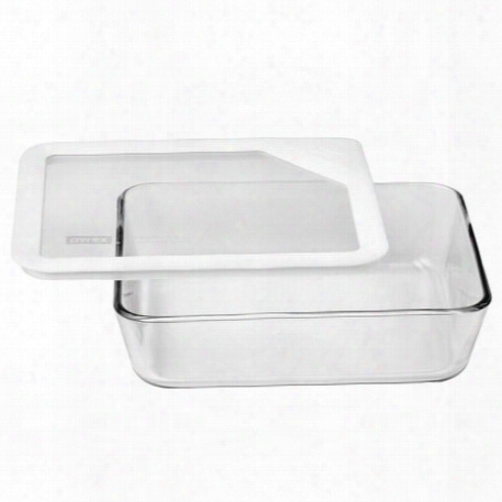 Ultimate 6 Cup Rectangular Storage Dish ,white