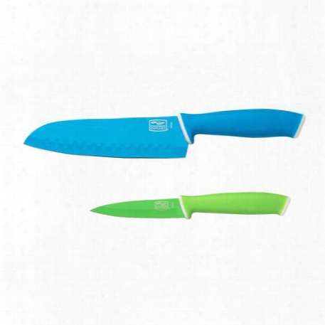 Vivid␞ 2-pc Santoku / Paring Knife Set