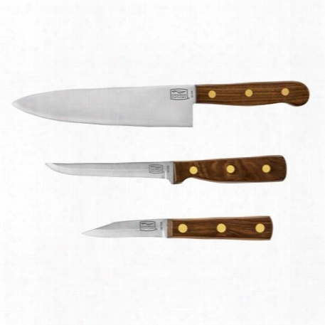 Walnut Tradition 3-pc Knife Set