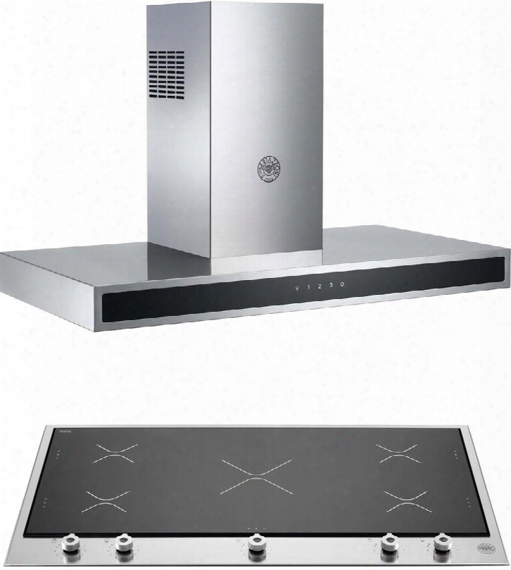 2-piece Stainless Steel Kitchen Package With Pm360igx 36" Induction Cooktop And Kg36conx 36" Wall Mount