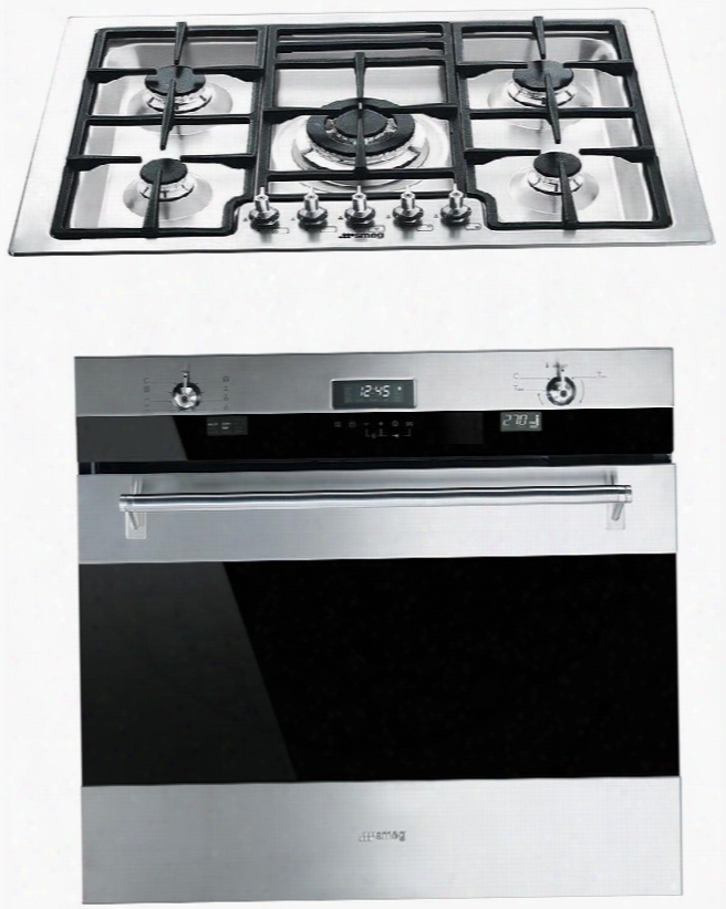 2-piece Stainless Steel Kitchen Package With Sou330x1 30" Single Oven And Pgfu30x 30" ;gas