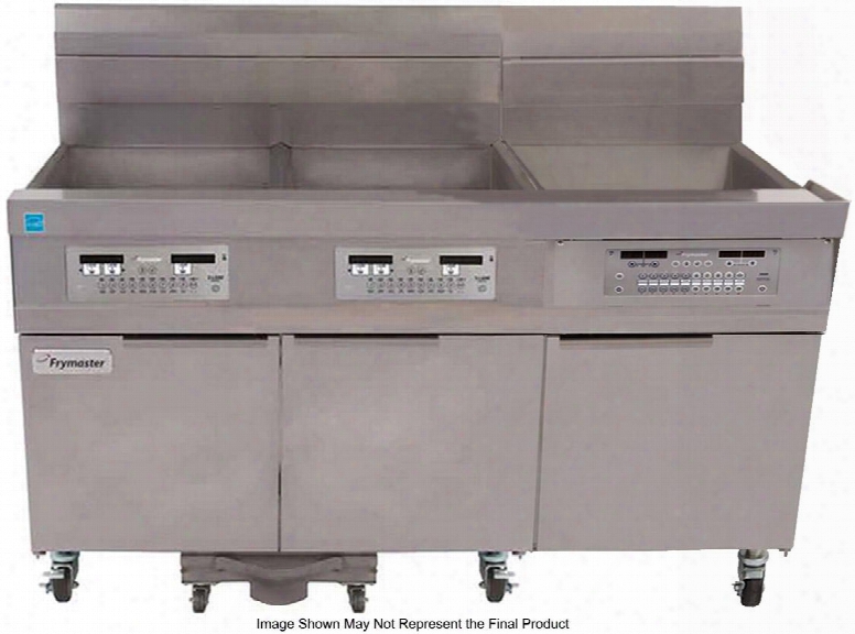 31814gf 60" 1814 Series Energy Star Commercial Gas Fryer With 357000 Btu 189 Lbs Oil Capacity Basket Hangers And Filtration In Stainless