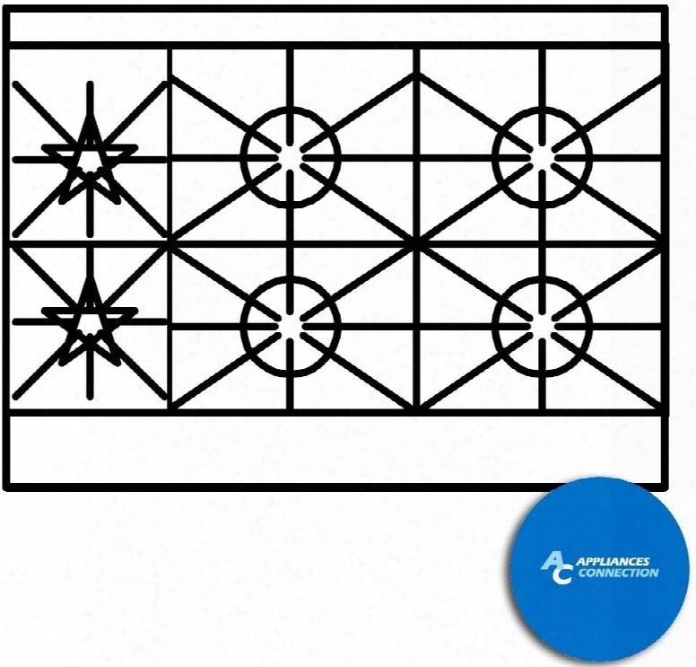 4483dc7r Ultimate Range Series 48" Gas Range With Four Pyromax Burners Two Star/saute Burners (right) And Standard Cast Iron Grates Up To 226000 Btus