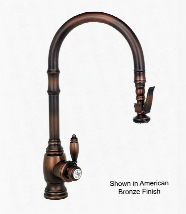 5600-plp-sn Traditional Plp Pull Down Kitchen Faucet In Satin