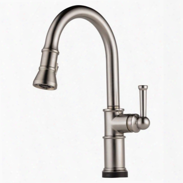 64025lf-ss Artesso Single Handle Pull-down Kitchen Faucet With Smarttouch(r)