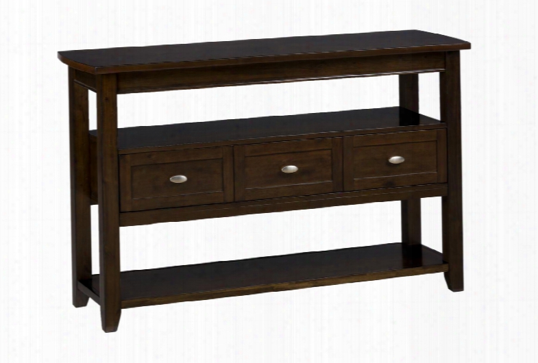 836-95 Mirandela Server With One Shelf In Solid Asian Hardwood And Birch