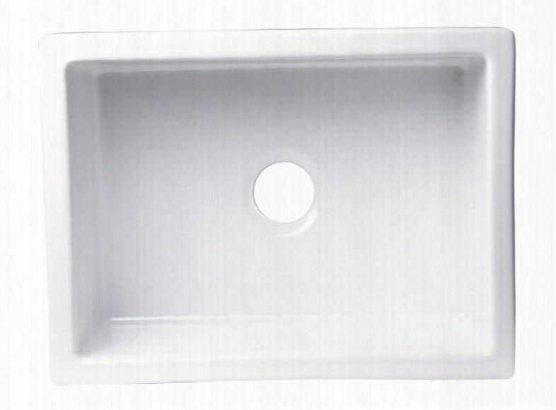 Ab2418um-b Kitchen Sink With Fireclay And Under Mount Installation In