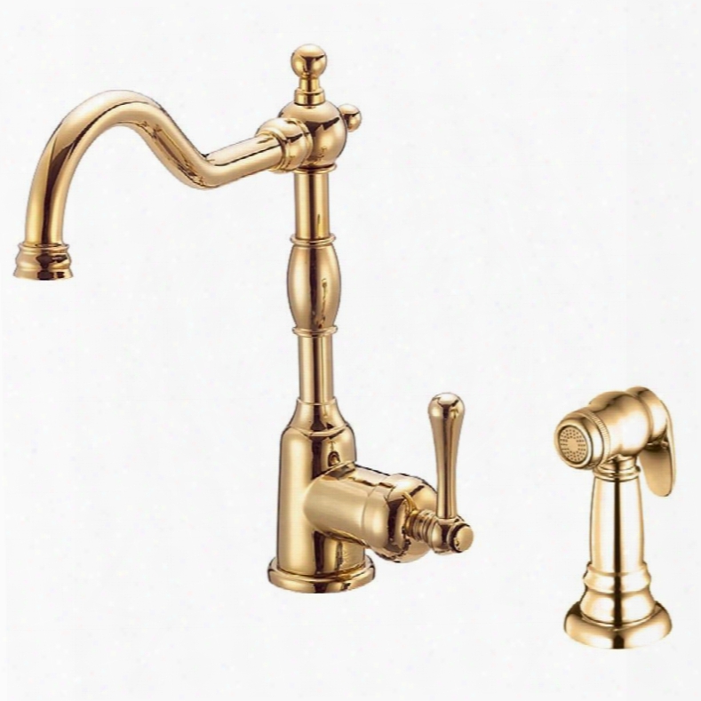 D401557pbv Opulence Single-handle Side Sprayer Kitchen Faucet In Polished