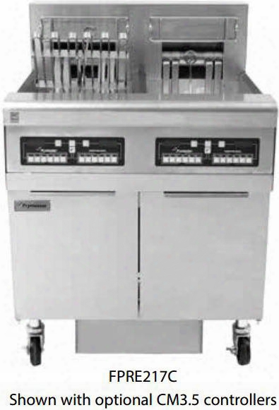 Fpre622tc 94" Retc Series Energy Star Commercial Electric Fryers With 300 Lbs Oil Capacity 132 Kw Electrical Input Oil Filtration Cm3.5 Controller And Deep