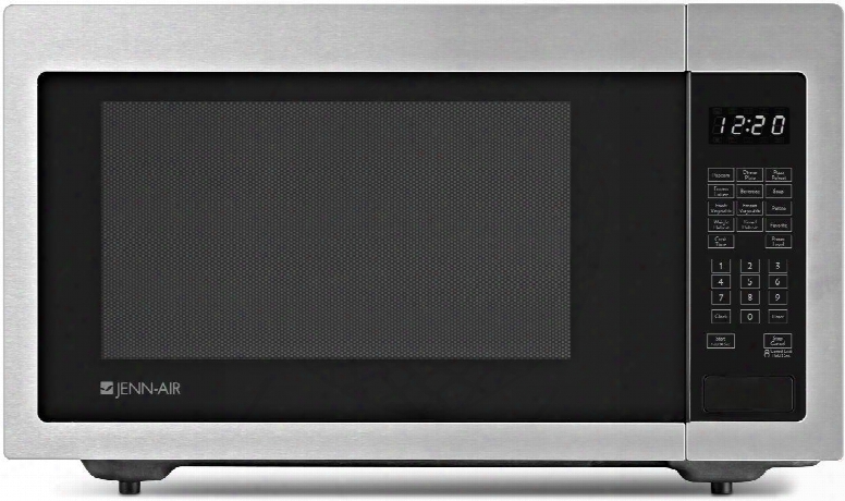 Jmc1116as 22" Countertop Microwave Oven With Auto Sensor Microwave Cooking Two-stage Memory Programming 10 Power Levels 1.6 Cu. Ft. Capacity And Popcorn