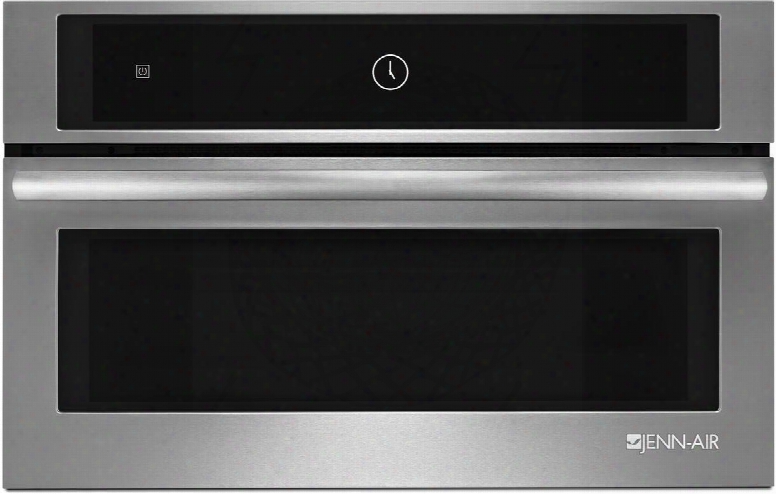 Jmc2427ds 27" Built-in Microwave With Speed Cook 4.3" Full Color Lcd Display Convection & Microwave Combination Cooking And Sensor Cooking In Stainless