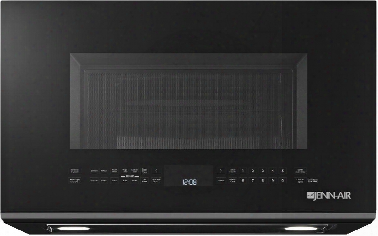 Jmv9196cb 30" Over The Range Microwave Oven With Convectioon Perimetric Venting Integrated Pocket Handle 4 Stage Memory Coooking And 1500 Watts Convection