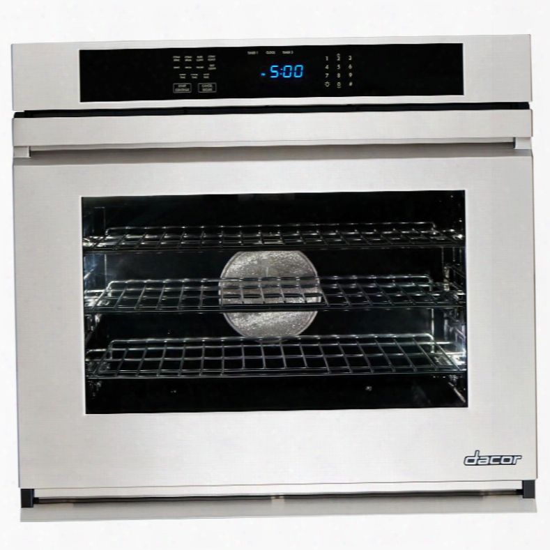 Rno127pc 30" Electric Convection Self-cleaning Single Wall Oven With 4.5 Cu. Ft. Capacity 6 Cooking Modes Softshut Hinges And 2 Glideracks: Dacormatch Color