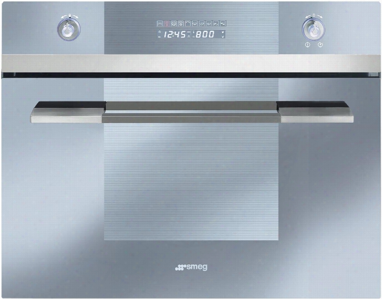 Scu45vcs1 24" Linea Series Steam Combination Single Wall Oven With 1.34 Cu. Ft. Capacity .32 Gal. Water Tank Capacity 10 Cooking Modes Sainless Steel