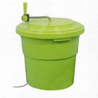 Sp027 5 Gallons Professional Salad Spinner With Collapsible Handle Outer Basket Long Inside Basket Stem In Sturdy Plastic