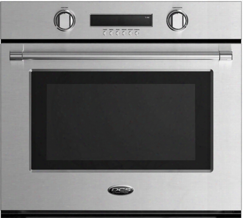 Wosv2-30 30" Single Wall Oven With 4.1 Cu. Ft. Total Capacity 10 Cooking Function 4 Way Convection System Easy To Clean And Halo Illuminated Dials And