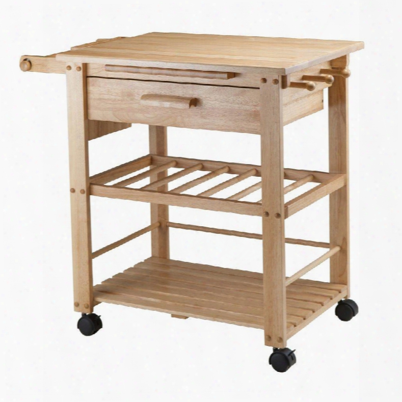 83644 Finland Kitchen Cart In Natural