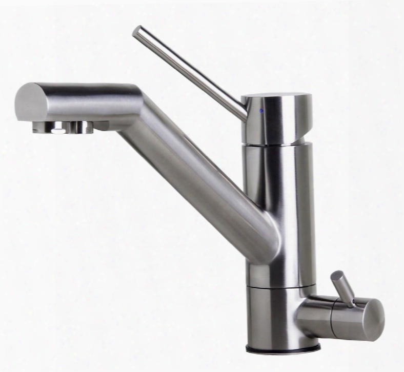 Ab2040-bss Kitchen Faucet With Stainless Steel And Built-in Water Dispenser In Brushed Stainless