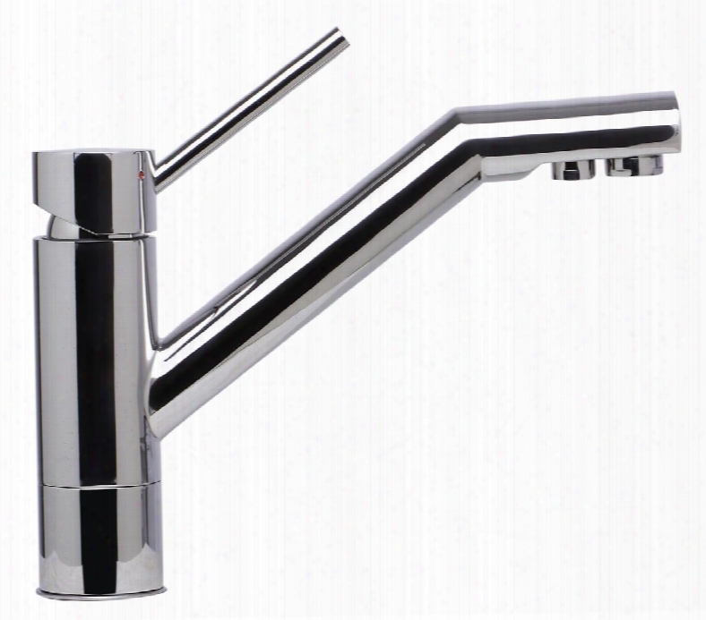 Ab2040-pss Kitchen Faucet With Stainless Steel And Built-in Water Dispenser In Brushed Stainless