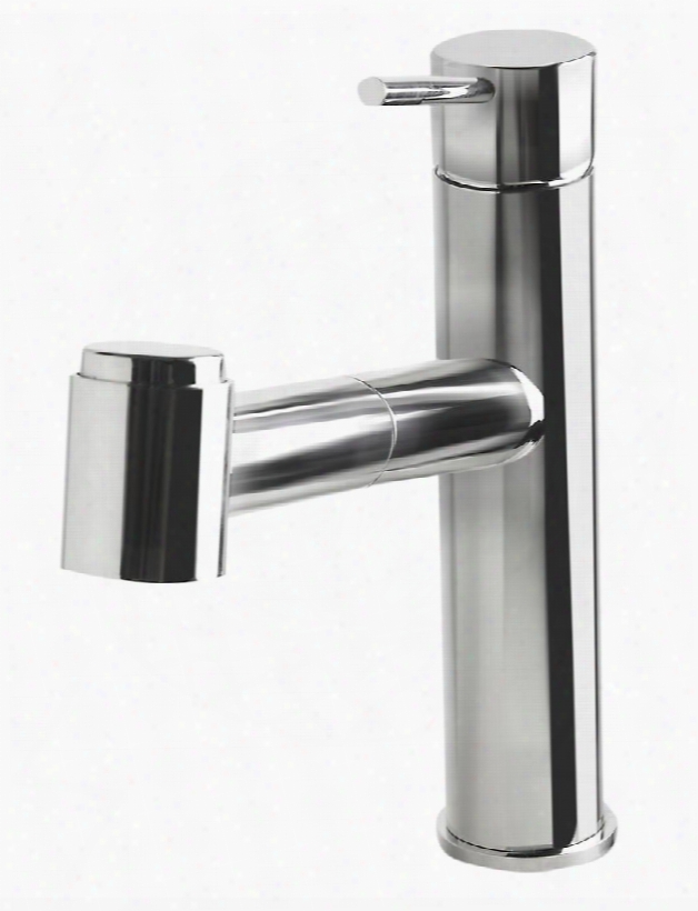 Ab2203-pss Kitchen Faucet With Pull-out Spray Stainleess Steel And User Friedly Deck-mount Installation In Polished Stainless