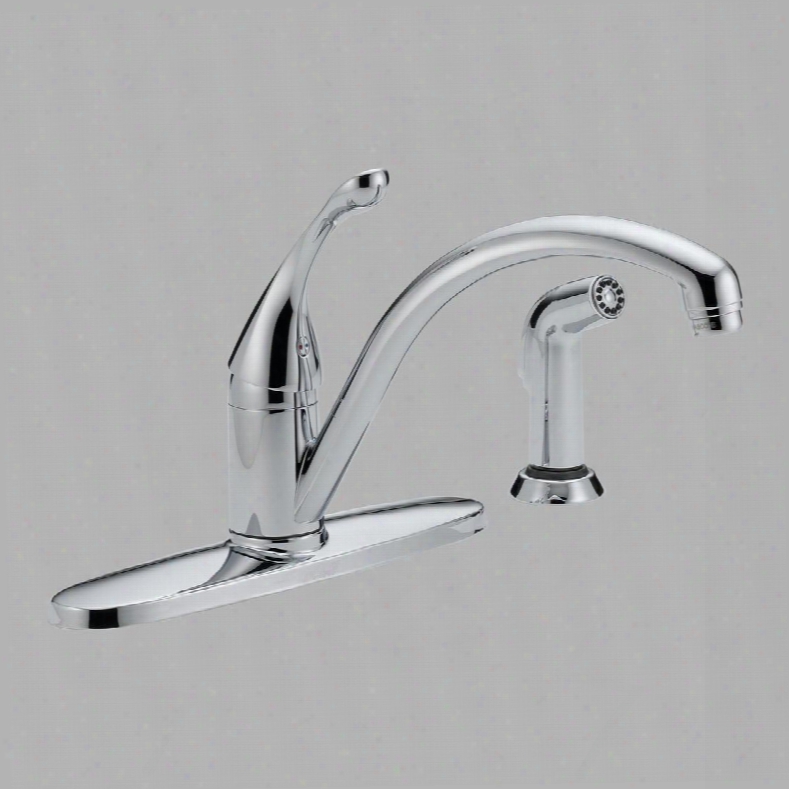 Collins 440-we-dst Delta Classic: Single Handle Water Efficient Kitchen Faucet With Spray In