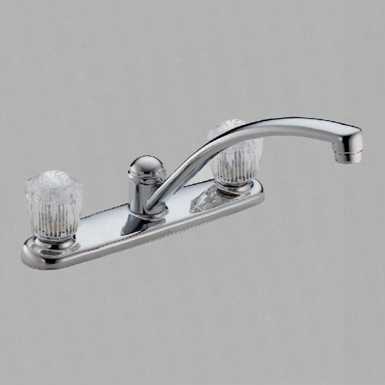 Core 2100/2400 Series 2102lf Delta Classic: Two Handle Kitchen Faucet In