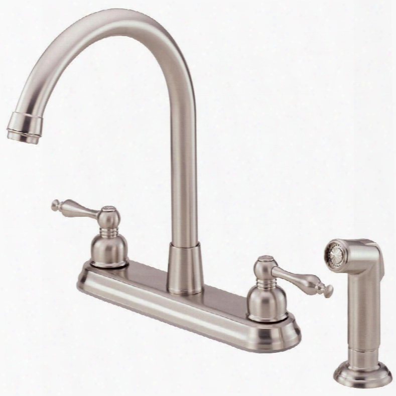 D422055ss Sheridan 2-haandle Kitchen Faucet With Veggie Spray In Stainless