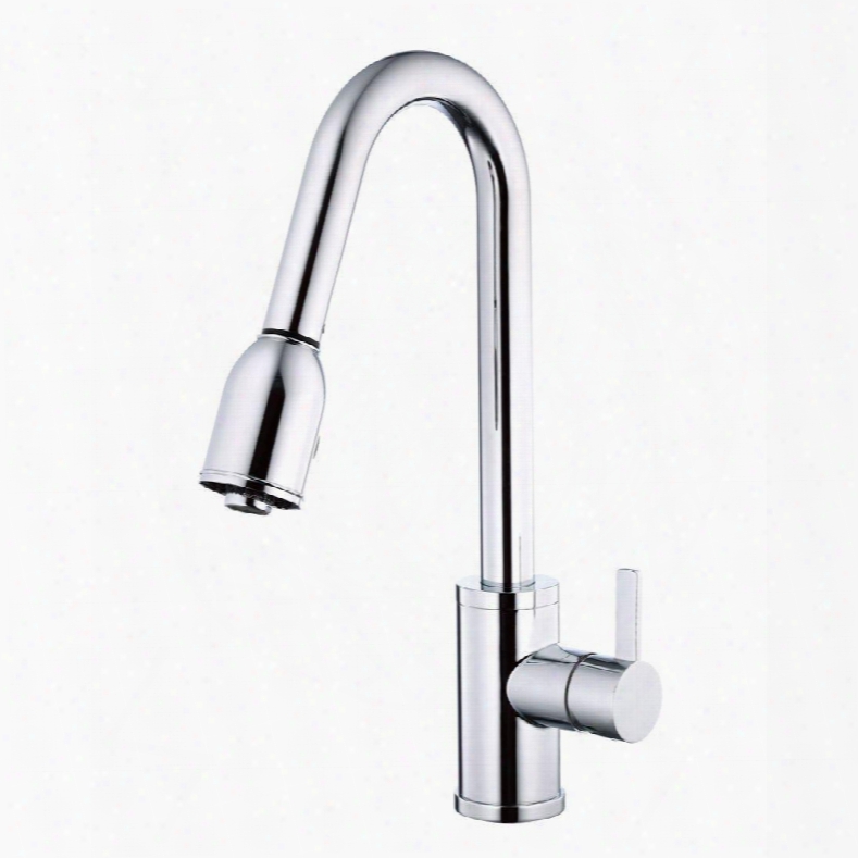 D454530 Amalfi Single-handle Pull-down Sprayer Kitchen Faucet In