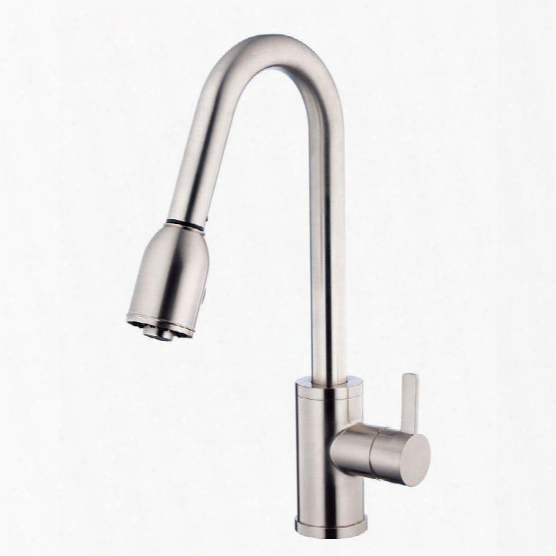 D454530ss Amalfi Single-handle P Ull-down Sprayer Kitchen Faucet In Stainless