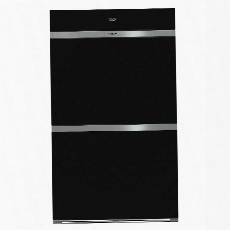 Do30cm/b 30" M Series Contemporary Double Oven With 10.2 Cu. Ft. Total Capacity Advanced Dual Verticross Convectio Nten Cooking Modes And Interactive Color