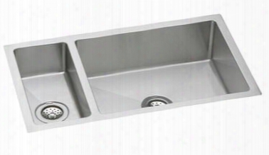 Efru3219dbg Avado Stainless Steel 32-1/4" Double Basin Undermount Kitchen Sink With 8" Depth Empty And Bottom Grid: Stainless