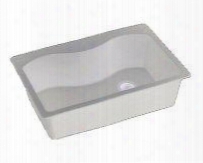 Elgus3322rwh0 Harmony E-granite 33" Single Basin Undermount Kitchen Sink In White