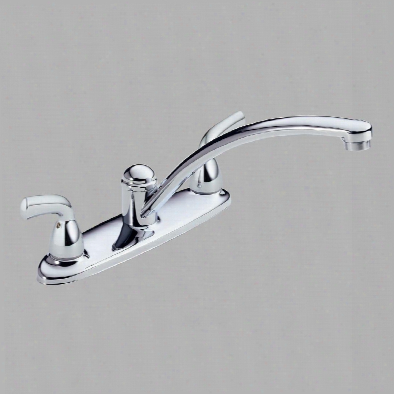 Foundations B2310lf Delta Foundations: Two Handle Kitchen Faucet In