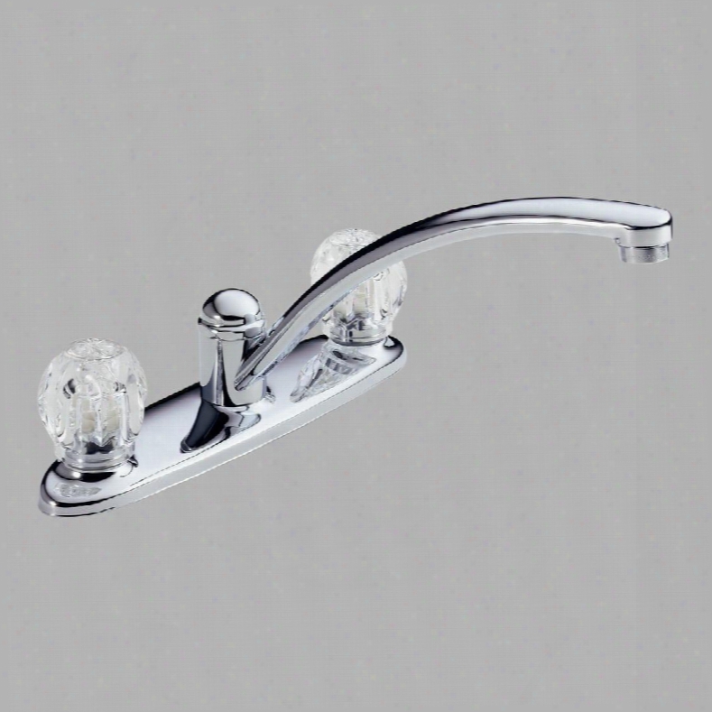 Foundations B2312lf Delta Foundations: Two Handle Kitchen Faucet In