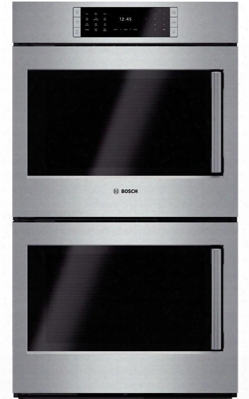 Hblp651luc 30" Double Wall Oven With 4.6 Cu. Ft. Capacity Ovens Left Sideopening Door 14 Cooking Modes Steeltouch Buttons Self-clean Autoprobe And Star-k