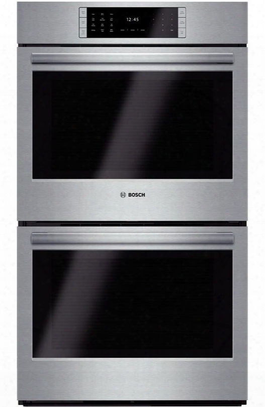 Hblp651uc 30" Double Wall Oven With 4.6 Cu. Ft. Capacity Ovens 14 Cooking Modes Steeltouch Buttons Convection Autopr0be Self-clean And Star-k Certified