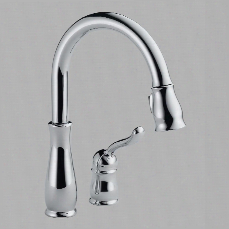 Leland 978-we-dst Delta Leland: Single Handle Water Efficient Upll-down Kitchen Faucet In