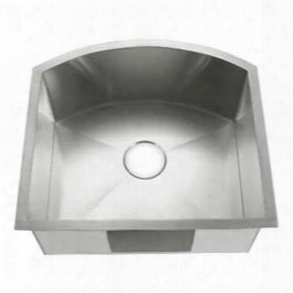 Li-3000-b Bari 22 1/2" Single Bowl Undermount Kitchen Sink With Soundproofing System And Mountinghardware In Stainless