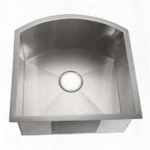 Li-3000 Lenola 20 1/2" Single Bowl Undermount Kitchen Sink With Soundproofing System And Mountig Hardware In Stainless