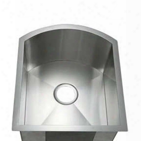 Li-3000-s Celenza 17 1/4" Single Bowl Undermount Kitchen Sink With Soundproofing System And Mounting Hardware In Stainless