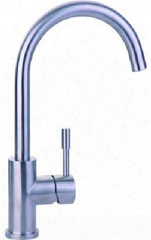 Li-uk-t200 Adelfia Single Lever Cast Spout Kitchen Faucet With A Deluxe Stainless Steel Soap Dispenser In A Satin