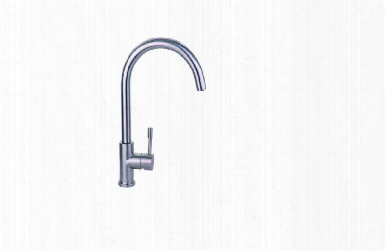 Li-uk-t400 Fasano Single Lever Cast Spout Kitchen Faucet With A Deluxe Stainless Steel Soap Dispenser In A Satin