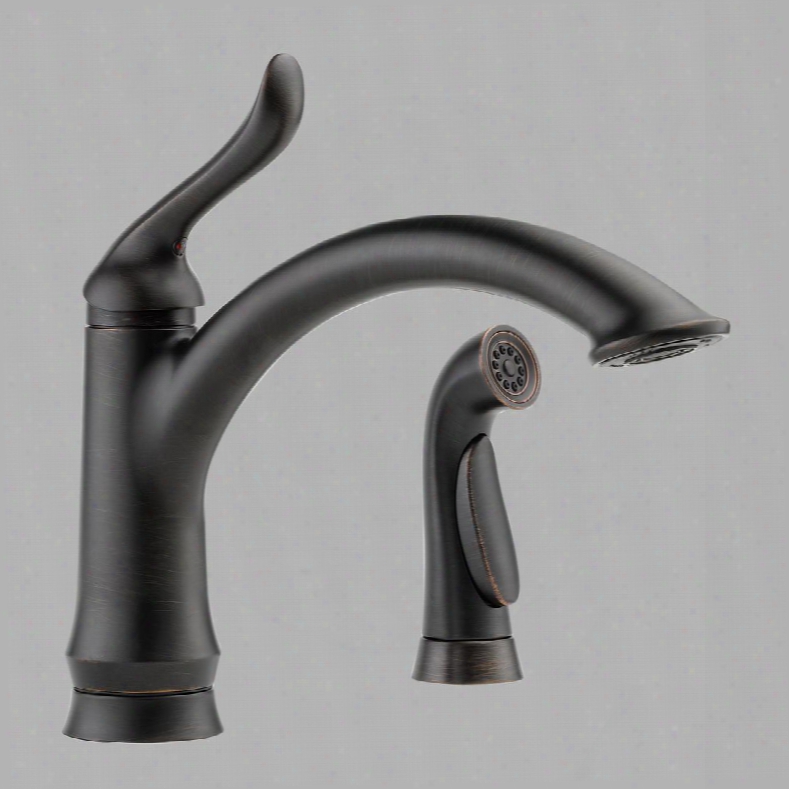Delta linden single handle kitchen faucet