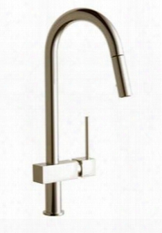 Lkav1031nk Avado Low Lead Compliang Single Handle Kitchen Faucet With Pull Out Spray: Brushed