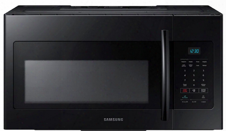 Me16h702seb 30" Over The Range Microwave With 1.6 Cu. Ft. Capacity 1000 Cooking Watts 10 Power Levels 300 Cfm Ventilation System Auto Defrost And Eco Mode: