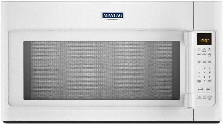 Mmv4205dw 30" Over-the-range Microwave With 2.0 Cu. Ft. Capacity 1000 Cooking Wattage Quick Touch Settings Stainless Steel Handle And 400 Fan Cfm In