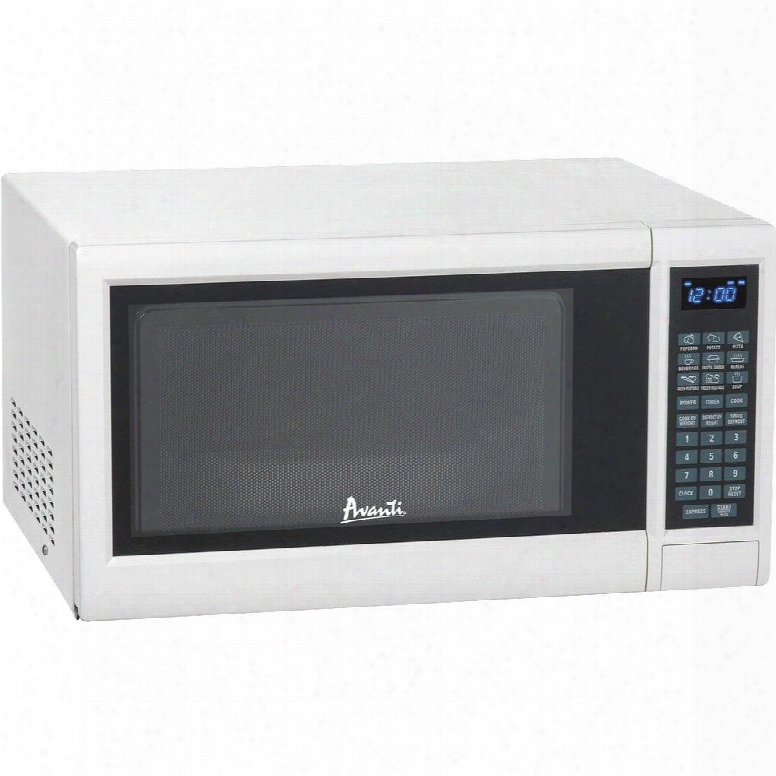 Mo1250tw 22" 1.2 Cu. Ft. Capacity Counter Top Microwave Oven With Kitchen Timer Speed Defrost One Touch Cooking Programs Electronic Control Panel And 1000