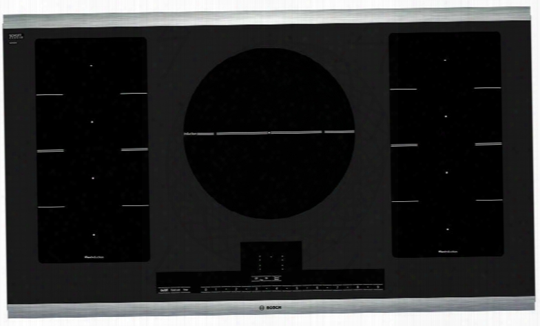 Nitp666suc 36" Induction Cooktop With 5 Cooking Elements Flex Induction Precise Select Child Lock And Safe Start In Black With Stainless Steel